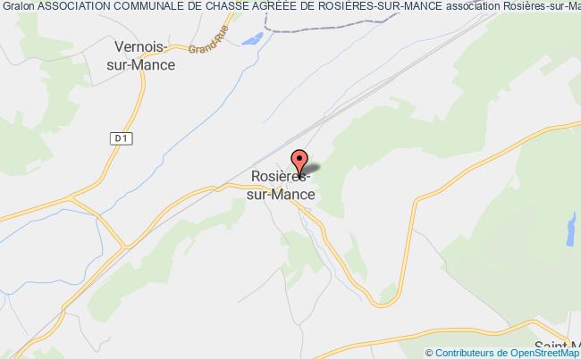 ASSOCIATION COMMUNALE DE CHASSE AGRÉÉE DE ROSIÈRES-SUR-MANCE