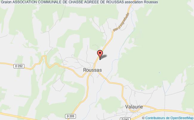 ASSOCIATION COMMUNALE DE CHASSE AGREEE DE ROUSSAS