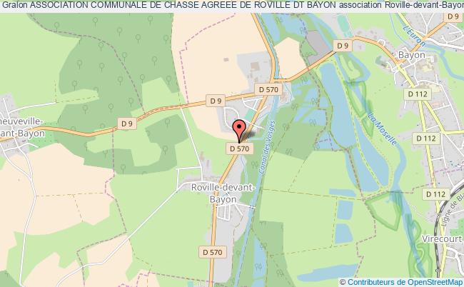 plan association Association Communale De Chasse Agreee De Roville Dt Bayon Roville-devant-Bayon