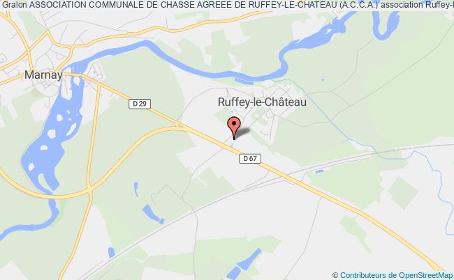 plan association Association Communale De Chasse Agreee De Ruffey-le-chateau (a.c.c.a.) Ruffey-le-Château