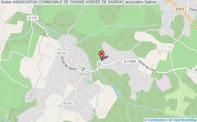 ASSOCIATION COMMUNALE DE CHASSE AGRÉÉE DE SADIRAC