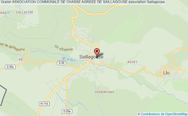 ASSOCIATION COMMUNALE DE CHASSE AGREEE DE SAILLAGOUSE
