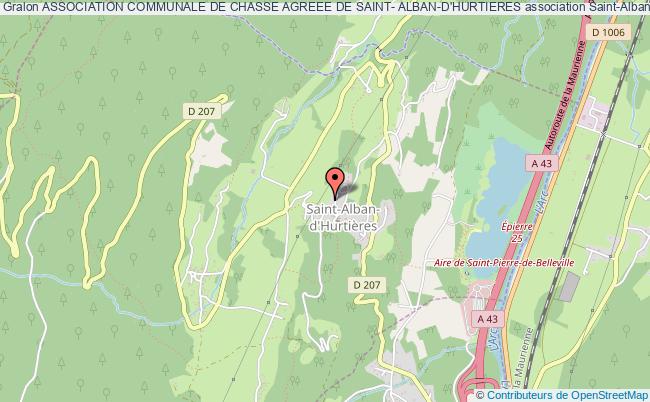 ASSOCIATION COMMUNALE DE CHASSE AGREEE DE SAINT- ALBAN-D'HURTIERES
