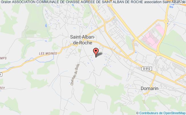 plan association Association Communale De Chasse Agreee De Saint Alban De Roche Saint-Alban-de-Roche