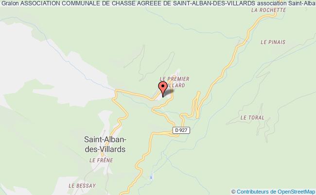 plan association Association Communale De Chasse Agreee De Saint-alban-des-villards Saint-Alban-des-Villards