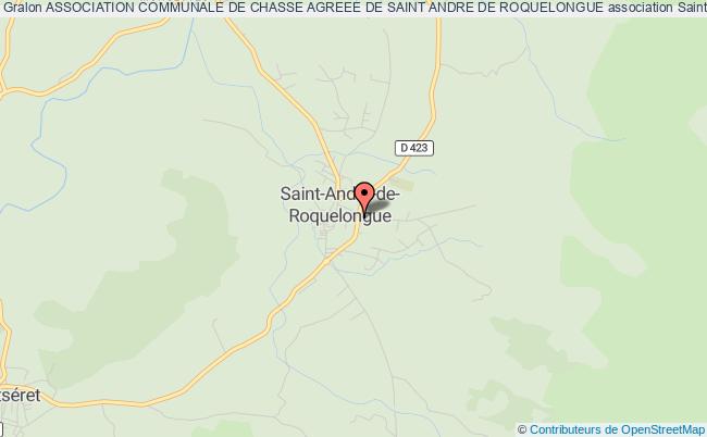 ASSOCIATION COMMUNALE DE CHASSE AGREEE DE SAINT ANDRE DE ROQUELONGUE
