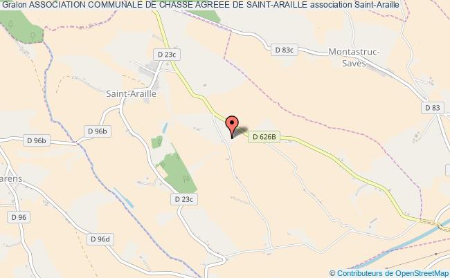 plan association Association Communale De Chasse Agreee De Saint-araille Saint-Araille