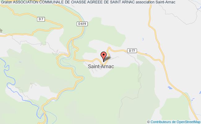 plan association Association Communale De Chasse Agreee De Saint Arnac Saint-Arnac