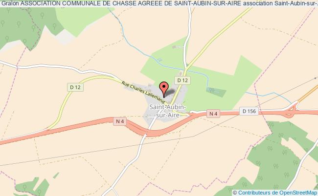 plan association Association Communale De Chasse Agreee De Saint-aubin-sur-aire Saint-Aubin-sur-Aire
