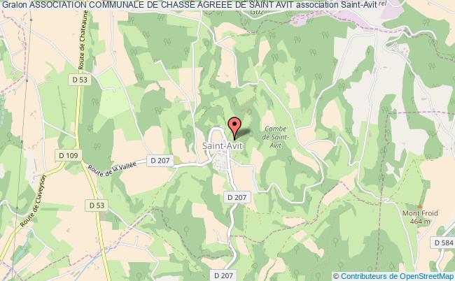 ASSOCIATION COMMUNALE DE CHASSE AGREEE DE SAINT AVIT
