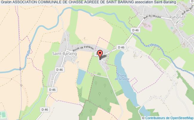 plan association Association Communale De Chasse Agreee De Saint Baraing Saint-Baraing