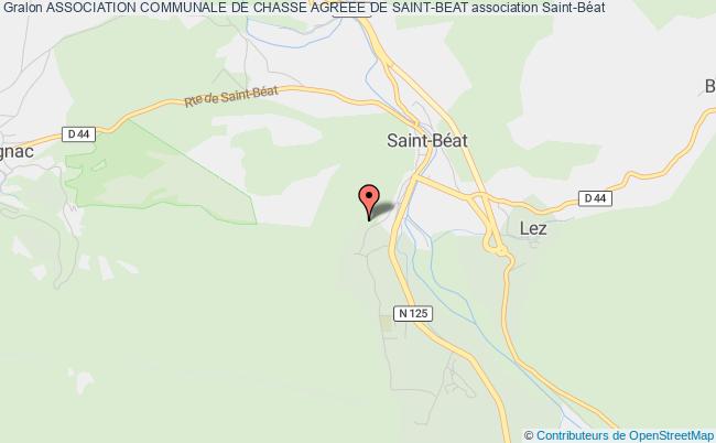 plan association Association Communale De Chasse Agreee De Saint-beat Saint-Béat