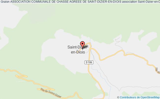 ASSOCIATION COMMUNALE DE CHASSE AGREEE DE SAINT-DIZIER-EN-DIOIS