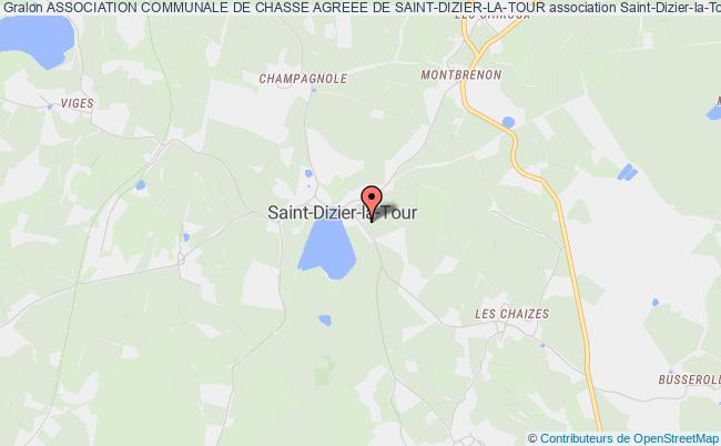 plan association Association Communale De Chasse Agreee De Saint-dizier-la-tour Saint-Dizier-la-Tour