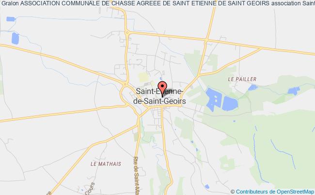 ASSOCIATION COMMUNALE DE CHASSE AGREEE DE SAINT ETIENNE DE SAINT GEOIRS