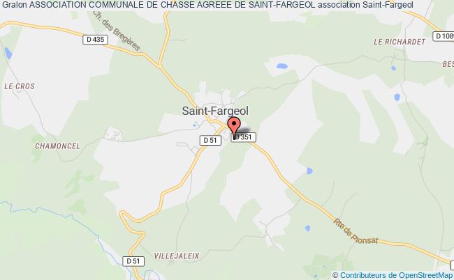 plan association Association Communale De Chasse Agreee De Saint-fargeol Saint-Fargeol