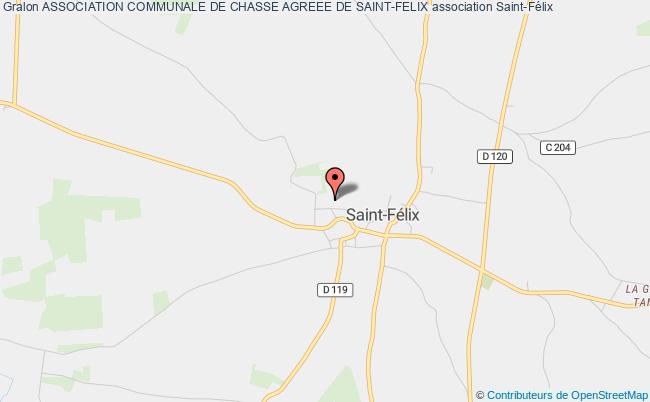 plan association Association Communale De Chasse Agreee De Saint-felix Saint-Félix