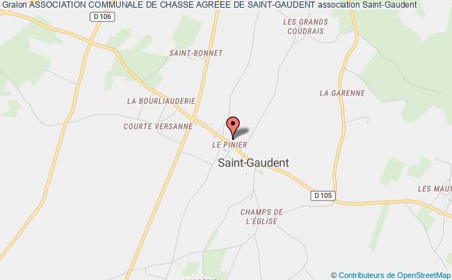 plan association Association Communale De Chasse Agreee De Saint-gaudent Saint-Gaudent