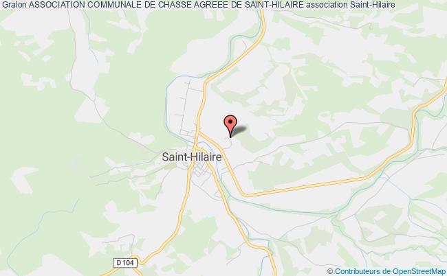 plan association Association Communale De Chasse Agreee De Saint-hilaire Saint-Hilaire