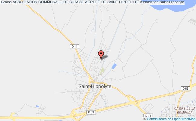 plan association Association Communale De Chasse Agreee De Saint Hippolyte Saint-Hippolyte