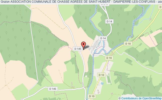 plan association Association Communale De Chasse AgrÉÉe De Saint-hubert - Dampierre-les-conflans - Dampierre-lès-Conflans