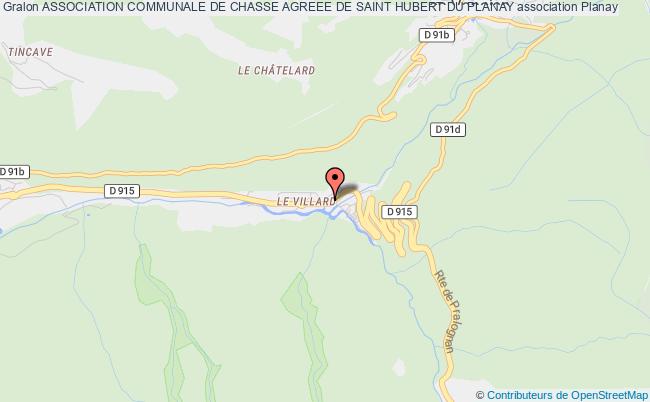 ASSOCIATION COMMUNALE DE CHASSE AGREEE DE SAINT HUBERT DU PLANAY