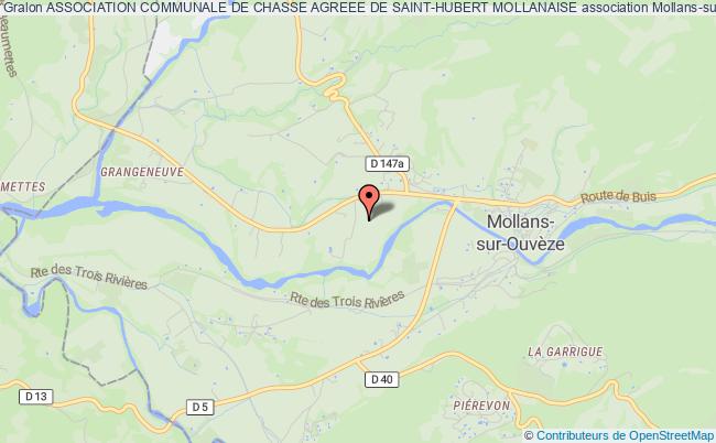 plan association Association Communale De Chasse Agreee De Saint-hubert Mollanaise Mollans-sur-Ouvèze