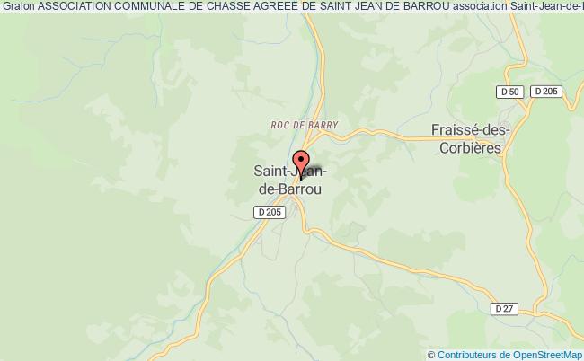 ASSOCIATION COMMUNALE DE CHASSE AGREEE DE SAINT JEAN DE BARROU