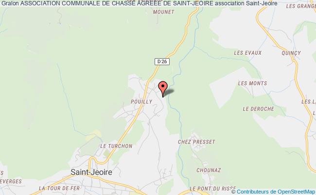 plan association Association Communale De Chasse Agreee De Saint-jeoire Saint-Jeoire