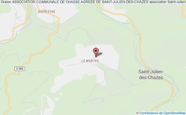 plan association Association Communale De Chasse Agreee De Saint-julien-des-chazes Saint-Julien-des-Chazes