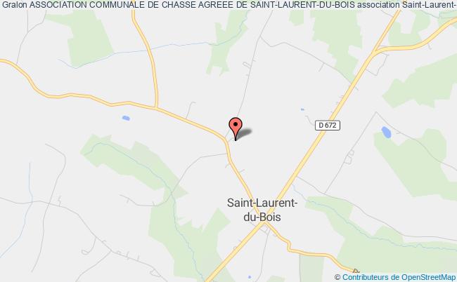 plan association Association Communale De Chasse Agreee De Saint-laurent-du-bois Saint-Laurent-du-Bois