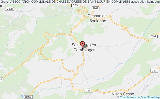 plan association Association Communale De Chasse Agreee De Saint-loup-en-comminges Saint-Loup-en-Comminges