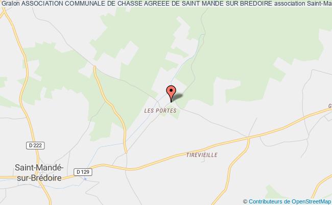 plan association Association Communale De Chasse Agreee De Saint Mande Sur Bredoire Saint-Mandé-sur-Brédoire