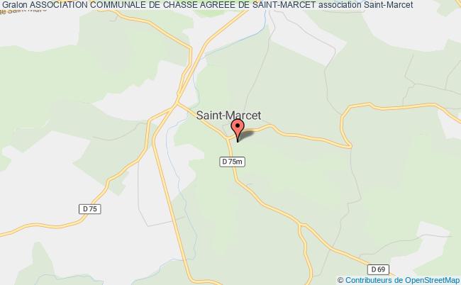 plan association Association Communale De Chasse Agreee De Saint-marcet Saint-Marcet