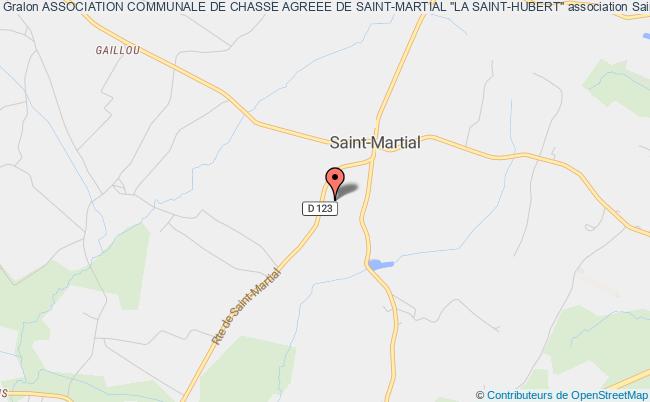 plan association Association Communale De Chasse Agreee De Saint-martial "la Saint-hubert" Saint-Martial