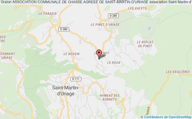 plan association Association Communale De Chasse Agreee De Saint-martin-d'uriage Saint-Martin-d'Uriage
