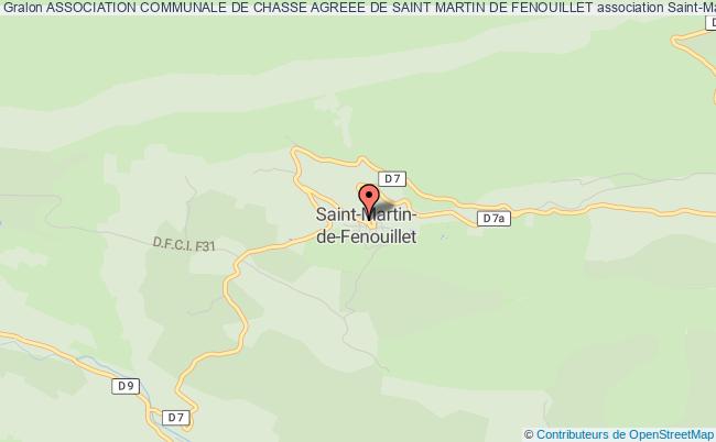 plan association Association Communale De Chasse Agreee De Saint Martin De Fenouillet Saint-Martin