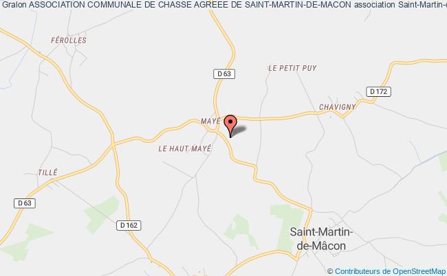 plan association Association Communale De Chasse Agreee De Saint-martin-de-macon Saint-Martin-de-Mâcon
