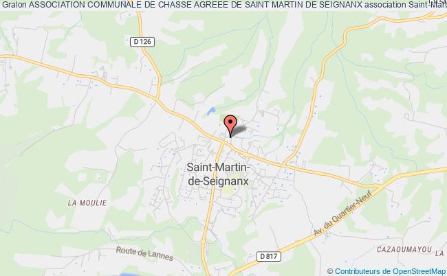 plan association Association Communale De Chasse Agreee De Saint Martin De Seignanx Saint-Martin-de-Seignanx