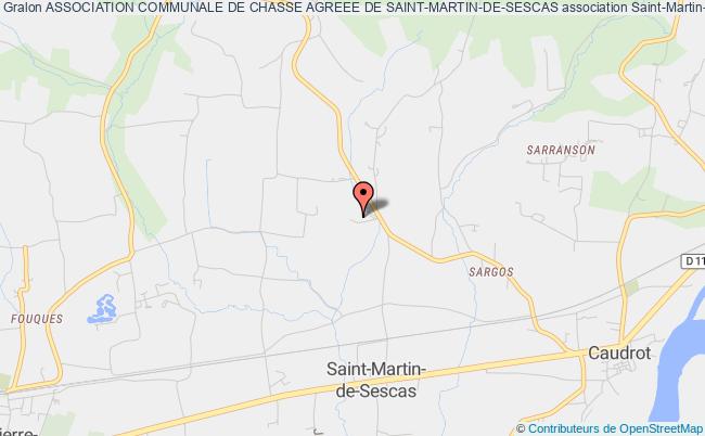 plan association Association Communale De Chasse Agreee De Saint-martin-de-sescas Saint-Martin-de-Sescas
