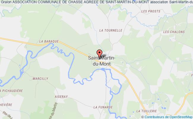 plan association Association Communale De Chasse Agreee De Saint-martin-du-mont Saint-Martin-du-Mont