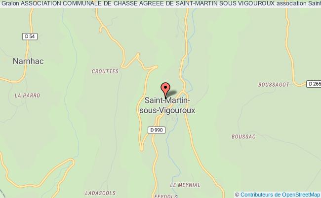 ASSOCIATION COMMUNALE DE CHASSE AGREEE DE SAINT-MARTIN SOUS VIGOUROUX