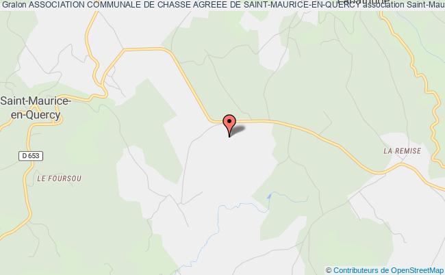 plan association Association Communale De Chasse Agreee De Saint-maurice-en-quercy Saint-Maurice-en-Quercy