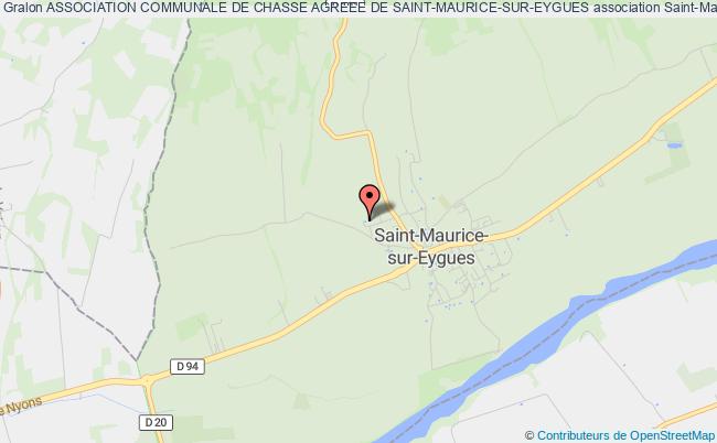plan association Association Communale De Chasse Agreee De Saint-maurice-sur-eygues Saint-Maurice-sur-Eygues