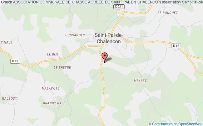 plan association Association Communale De Chasse Agreee De Saint Pal En Chalencon Saint-Pal-de-Chalencon