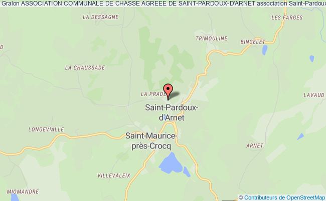 plan association Association Communale De Chasse Agreee De Saint-pardoux-d'arnet Saint-Pardoux-d'Arnet