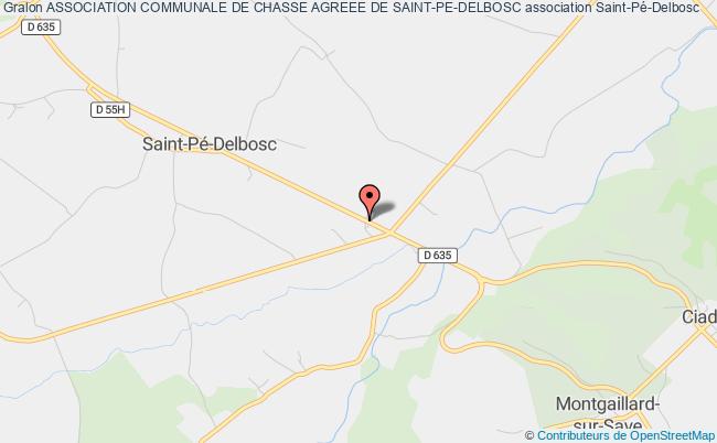 plan association Association Communale De Chasse Agreee De Saint-pe-delbosc Saint-Pé-Delbosc