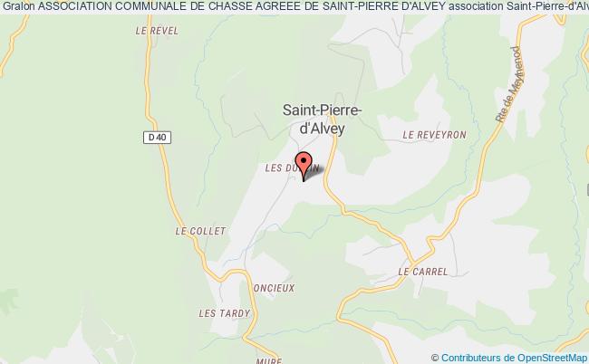 plan association Association Communale De Chasse Agreee De Saint-pierre D'alvey Saint-Pierre-d'Alvey