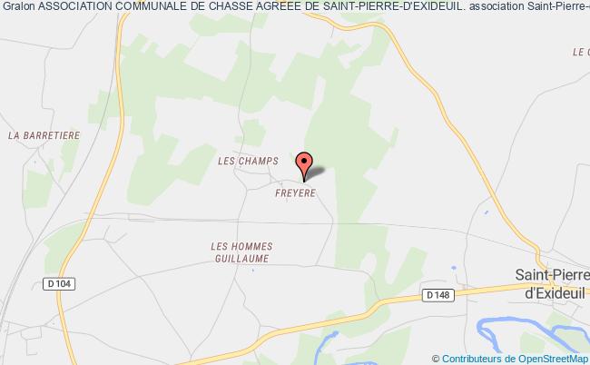 plan association Association Communale De Chasse Agreee De Saint-pierre-d'exideuil. Saint-Pierre-d'Exideuil