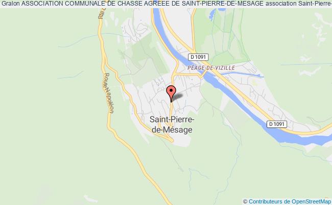 ASSOCIATION COMMUNALE DE CHASSE AGREEE DE SAINT-PIERRE-DE-MESAGE